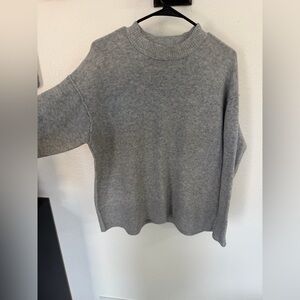 aerie Heather Gray Crewneck Sweater